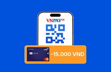 Nhận 15.000 VNĐ khi quét mã VNPAY-QR và thanh toán bằng nguồn tiền từ thẻ tín dụng VIB