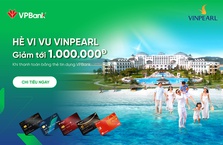 Vinpearl: Giảm đến 1.000.000 VNĐ với thẻ tín dụng VPBank