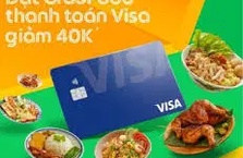 Giảm ngay 40.000đ cho đơn hàng Grabfood với thẻ BIDV VISA