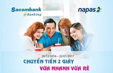 Chuyển tiền hai giây – Vừa nhanh vừa rẻ