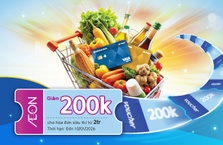 Ưu đãi mua sắm tại Aeon Mall cho thẻ tín dụng Shinhan