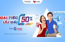Ứng dụng VietABank EZMobile ưu đãi đặt vé máy bay giảm 50%