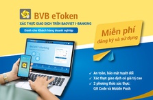 BaoVietBank sử dụng phương thức xác thực BVB eToken đối với doanh nghiệp