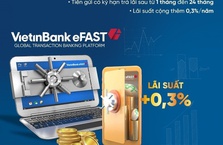 VietinBank cộng lãi suất tiền gửi online cho doanh nghiệp