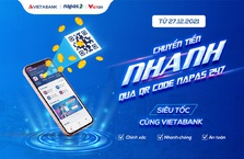 VietABank chuyển tiền nhanh 24/7 bằng QR Code