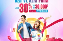 VietinBank iPay Mobile tặng 2 lượt giảm 30% khi đặt vé xem phim