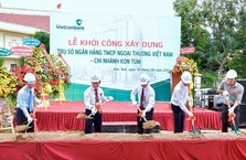 VIETCOMBANK KHỞI CÔNG XÂY DỰNG TRỤ SỞ VIETCOMBANK KON TUM