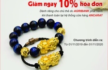 Ưu đãi giảm giá 10% tại Ancarat cùng thẻ Agribank