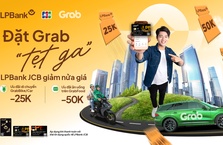 Đặt Grab "tẹt ga" – LPBANK JCB giảm nửa giá