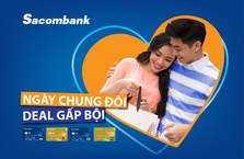 Sacombank tung nhiều ưu đãi dịp lễ tình yêu
