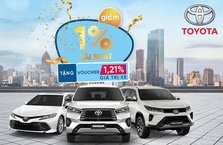 VietinBank ưu đãi khách hàng mua xe Toyota trả góp