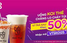 Thoải mái uống KOI Thé với deal giảm 50% từ Ví Trả Sau!