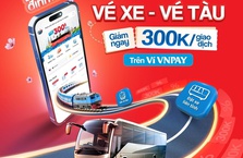 Deal đỉnh cuối năm - Giảm 300.000 đồng/giao dịch khi Đặt vé xe khách - Đặt vé tàu hỏa trên ví VNPAY.