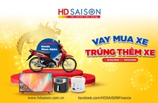Khách vay của HD SAISON mua xe máy trả góp có cơ hội trúng thêm xe máy