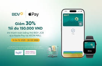 AEON MALL - Ưu Đãi 30% Khi Thanh Toán Bằng Thẻ BIDV JCB