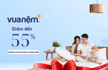 [MB x Vua Nệm] BLACK FRIDAY Giảm đến 55% dành cho khách hàng MB