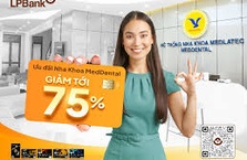 Giảm tới 75% tại nha khoa MedDental cho chủ thẻ tín dụng quốc tế LPBank