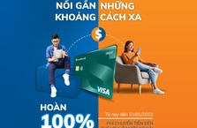 Hoàn100% phí chuyển tiền đến thẻ Visa nước ngoài