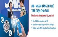MB cung cấp dịch vụ Thu hộ tiền điện tại TP. Hồ Chí Minh