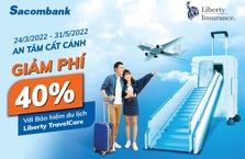 An tâm cất cánh khi tham gia bảo hiểm du lịch Quốc tế tại Sacombank