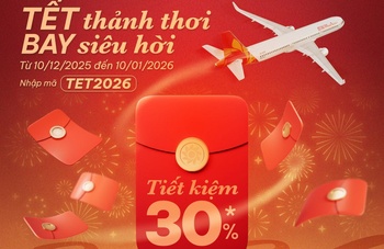 Bay Tết thảnh thơi: Vé Sun PhuQuoc Airways giảm tới 30% trên ứng dụng VNPAY