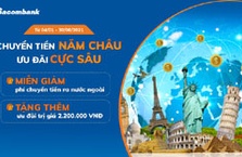 Sacombank ưu đãi khách hàng sử dụng dịch vụ thanh toán quốc tế