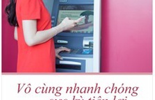 Đến ATM Agribank rút tiền, không cần thẻ