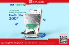 Giảm 10% với thẻ Visa khi thanh toán giao thông không dừng VETC