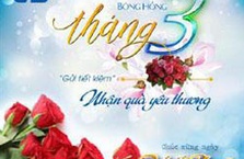 CB tặng khách hàng nữ “Bông hồng tháng 3”