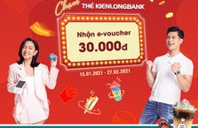 Thẻ ghi nợ nội địa Kienlongbank -  Tặng e-voucher 30.000 VND