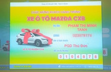 Nam A Bank đã tìm ra chủ nhân giải đặc biệt là xe ô tô Mazda CX8
