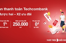 Ưu đãi nhân đôi khi mở mới Tài khoản Techcombank dành riêng cho khách hàng TCBS