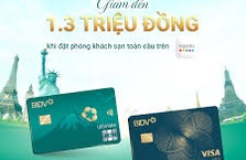 Giảm 30% tối đa 1.300.000đ khi đặt phòng tại Agoda cùng thẻ BIDV JCB