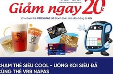 CHẠM THẺ, GIẢM TIỀN - CÙNG VRB ĐẾN LIỀN CAO CẤP