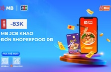 MB JCB KHAO ĐƠN SHOPEEFOOD 0Đ VỚI VOUCHER 83K