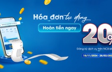 HOÀN TIỀN 20% CHO GIAO DỊCH THANH TOÁN HÓA ĐƠN TỰ ĐỘNG TRÊN NCB IZIMOBILE