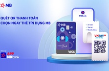 Thanh toán VNPAY QR với thẻ tín dụng MB