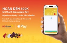 APPLE PAY – MỘT CHẠM TIỆN LỢI HOÀN TIỀN HẤP DẪN