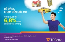 “DỄ DÀNG CHẠM ĐẾN ƯỚC MƠ” VỚI LÃI SUẤT VAY ƯU ĐÃI CHỈ 6,8%/NĂM CỐ ĐỊNH TRONG 6 THÁNG ĐẦU TỪ TPBANK