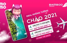 Deal còn nửa giá chào 2021: Mở MoMo, đặt vé Bamboo Airways ngay!