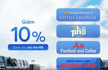 Giảm 10% dịch vụ sân bay Nội Bài dành cho chủ thẻ MB