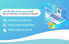 OceanBank bổ sung tính năng Chuyển tiền nhanh 24/7 qua mã QR