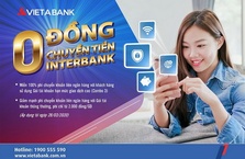 VIETABANK MIỄN PHÍ CHUYỂN KHOẢN LIÊN NGÂN HÀNG ĐỐI VỚI GÓI TÀI KHOẢN COMBO 3