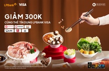 Ưu đãi 300k cùng thẻ LPBank Visa