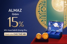 [MB x ALMAZ] Giảm 15% khi mua bánh trung thu ALMAZ dành cho chủ thẻ MB