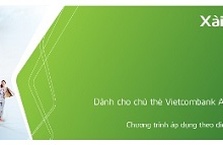 VIETCOMBANK TRIỂN KHAI CHƯƠNG TRÌNH KHUYẾN MẠI “XÀI THẺ NGAY, HOÀN TIỀN KHỦNG“