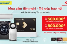 Chương Trình Ưu Đãi Thẻ Tín Dụng Quốc Tế TECHCOMBANK