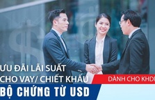 ƯU ĐÃI LÃI SUẤT CHO VAY, CHIẾT KHẤU BỘ CHỨNG TỪ USD DÀNH CHO KHÁCH HÀNG VIETABANK