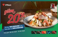 GIẢM ĐẾN 20% CHO CHỦ THẺ TÍN DỤNG VPBANK MASTERCARD TẠI WARNING ZONE