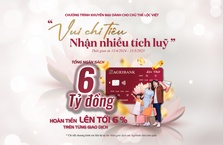 Mua sắm thả ga, hoàn tiền cực đã với thẻ Lộc Việt